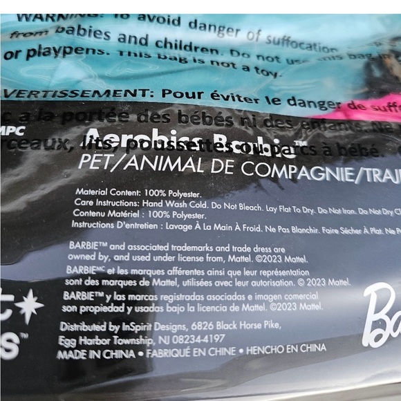 Barbie pet costume wore once - Picture 3 of 3